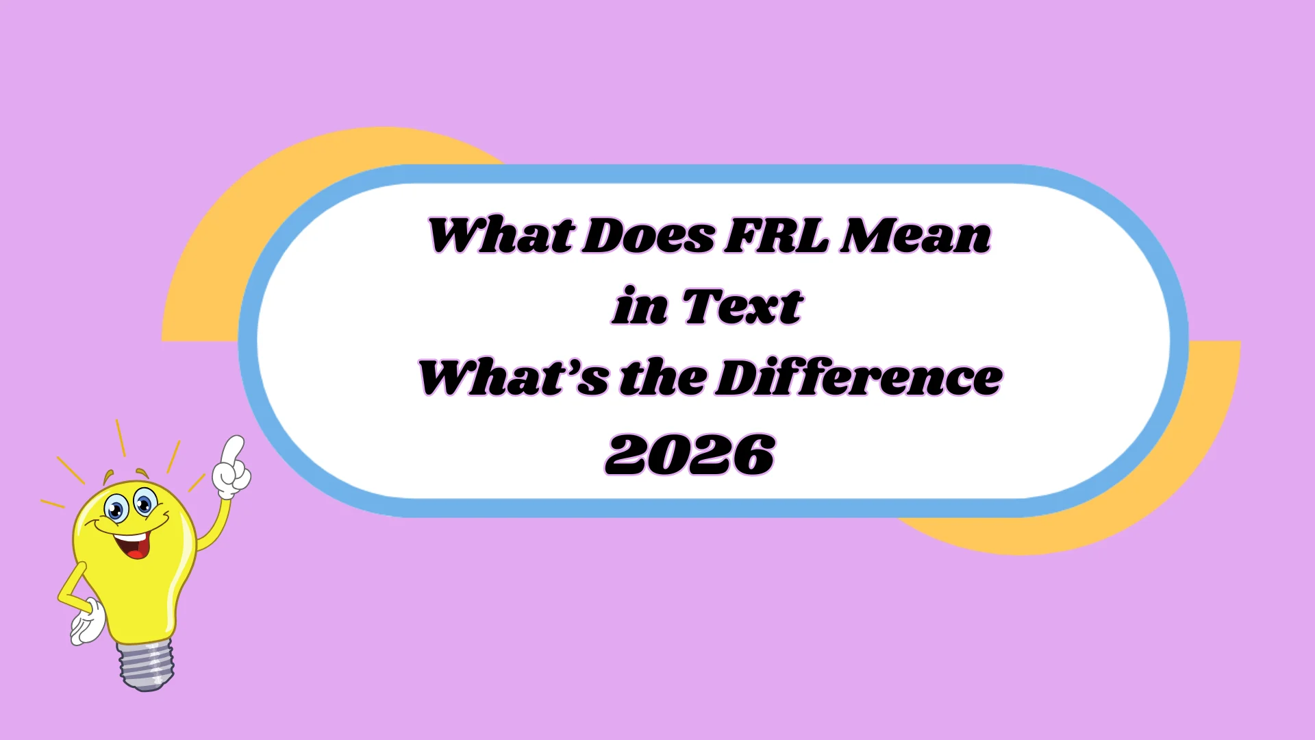 what does frl mean in text