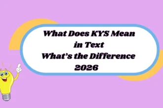 What Does KYS Mean in Text