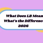 What Does LB Mean