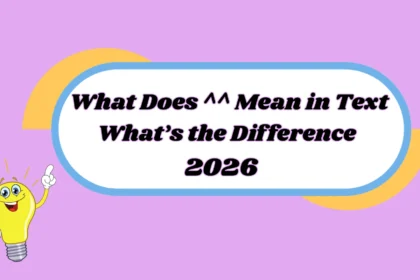 What Does ^^ Mean in Text?