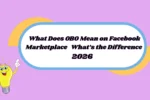 What Does OBO Mean on Facebook Marketplace