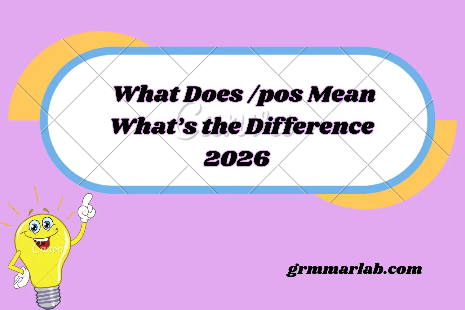 What Does /pos Mean