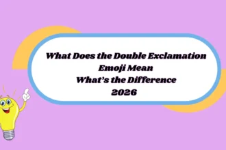 What Does the Double Exclamation Emoji Mean