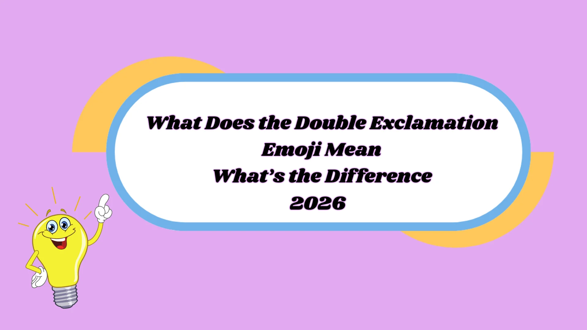 What Does the Double Exclamation Emoji Mean